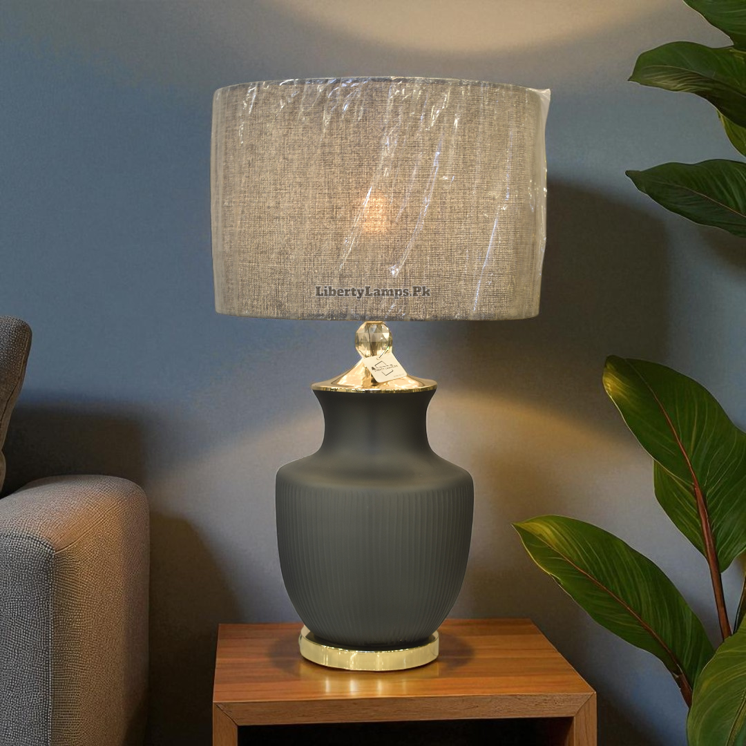 Crystal Glow Glass Table Lamp (Pair)
