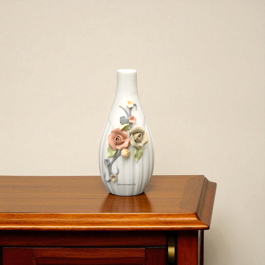 Classic Ceramic Vase – Elegant Home Decor (Single)