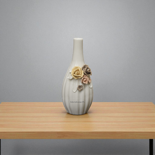 Elegant Ceramic Vase – Timeless Home Decor (Single)