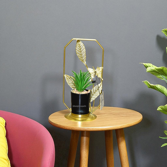 Evergreen Charm Metal Artificial Plant Decoration (Single) 🌿✨
