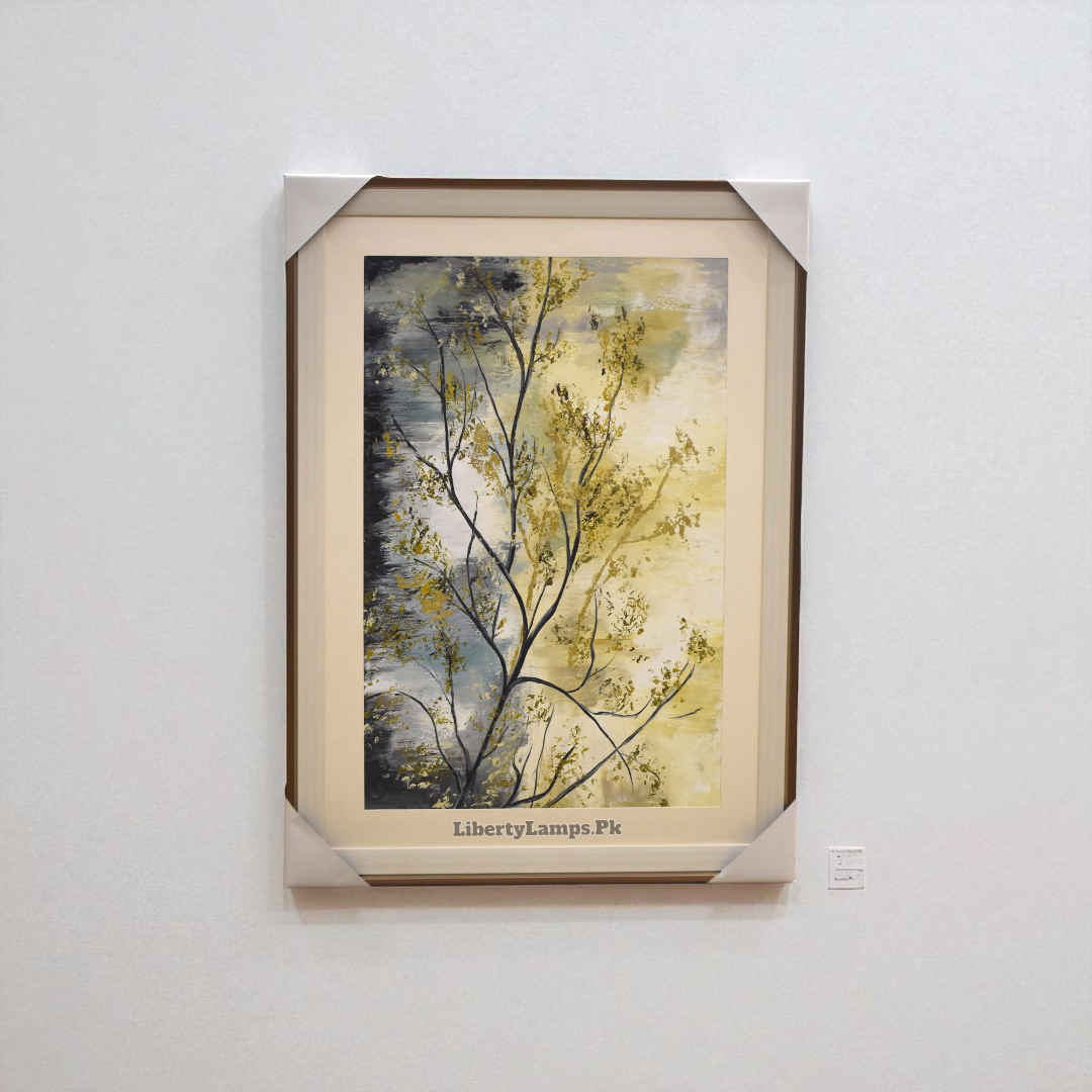 Serene Harmony Nature Oil Painting on Canvas (Single)