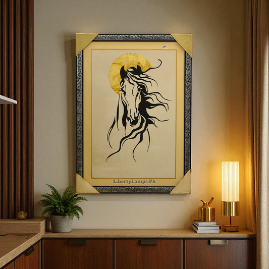 Majestic Ride – Horse Oil Painting on Canvas (Single)
