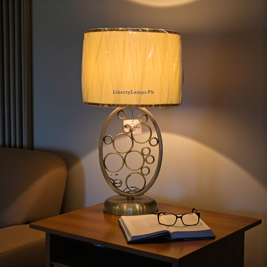 Elegant Metal Table Lamp (Pair) – 24 Inch Classic Charm ✨💡