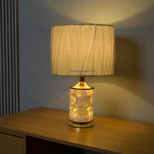 Radiant Mother of Pearl Double Light Table Lamp (Pair)