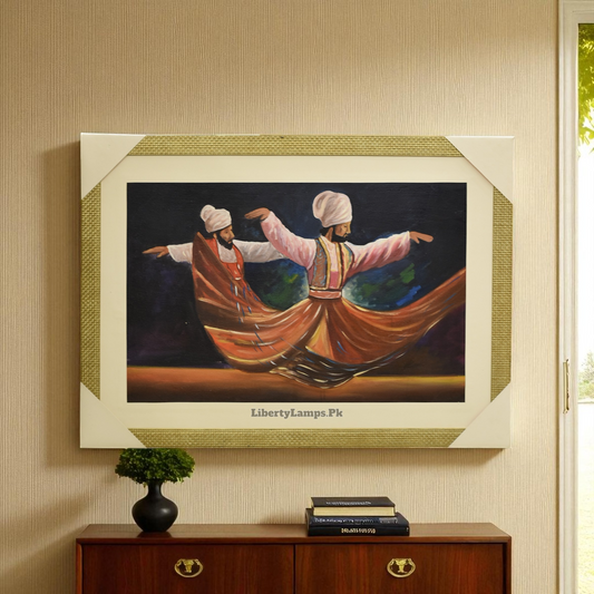 Whirling Soul – Sufi Oil Painting (Single)