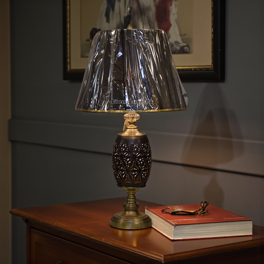 Lazer Cut Metal Glow Table Lamp (Pair)