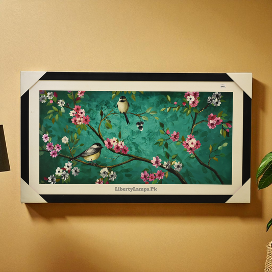 Blooming Radiance Floral Oil Painting (Single)
