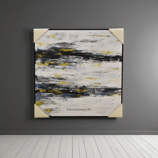 Ethereal Hues Abstract Oil Painting on Canvas (Single)