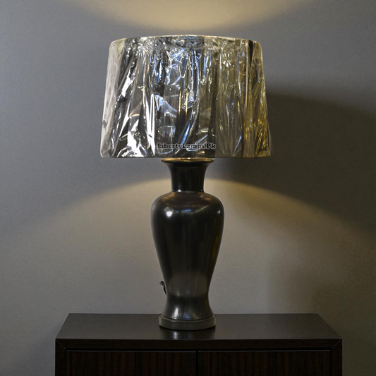 Brass Calligraphy Design Table Lamp (Pair)