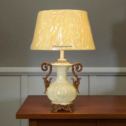 Turkish Charm Ceramic Table Lamp (Pair)
