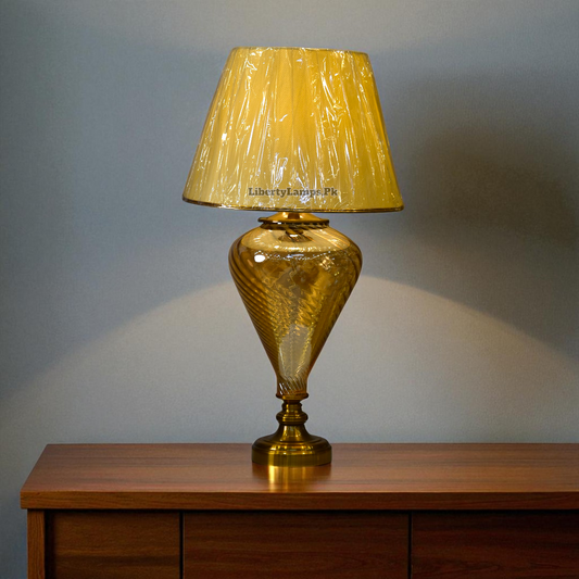 Milky Glow Glass Table Lamp (Pair)
