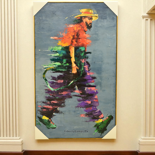 Majestic Grace – Figurative Oil Painting on Canvas (Single)