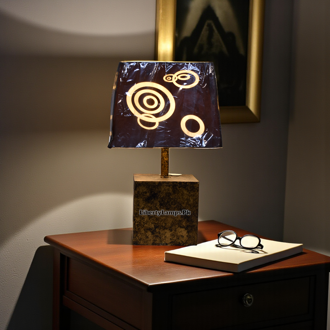 Timber Glow Wooden Table Lamp (Pair)