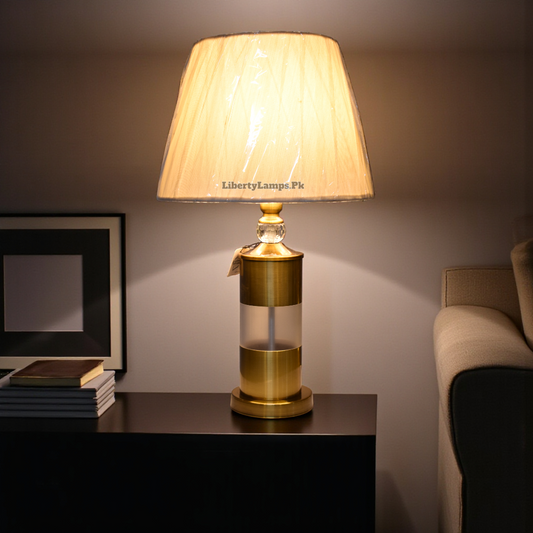 Urban Glow Metal Table Lamp (Pair)