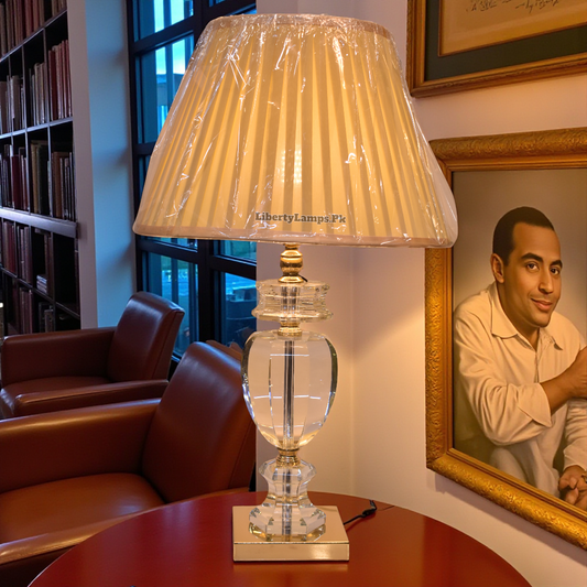 Crystal Elegance – Crystal Table Lamp (Pair)