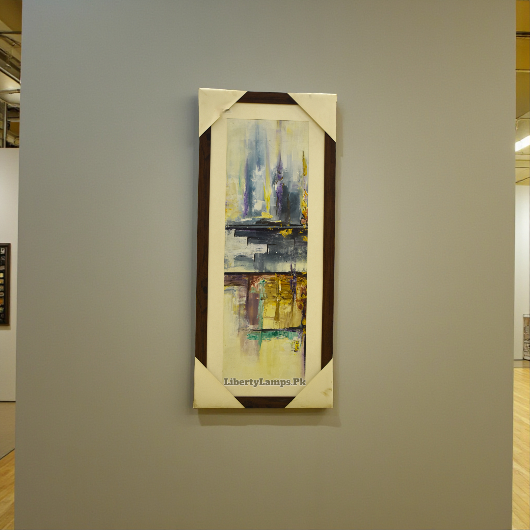 Mystic Flow Abstract Oil Painting on Canvas (Single)