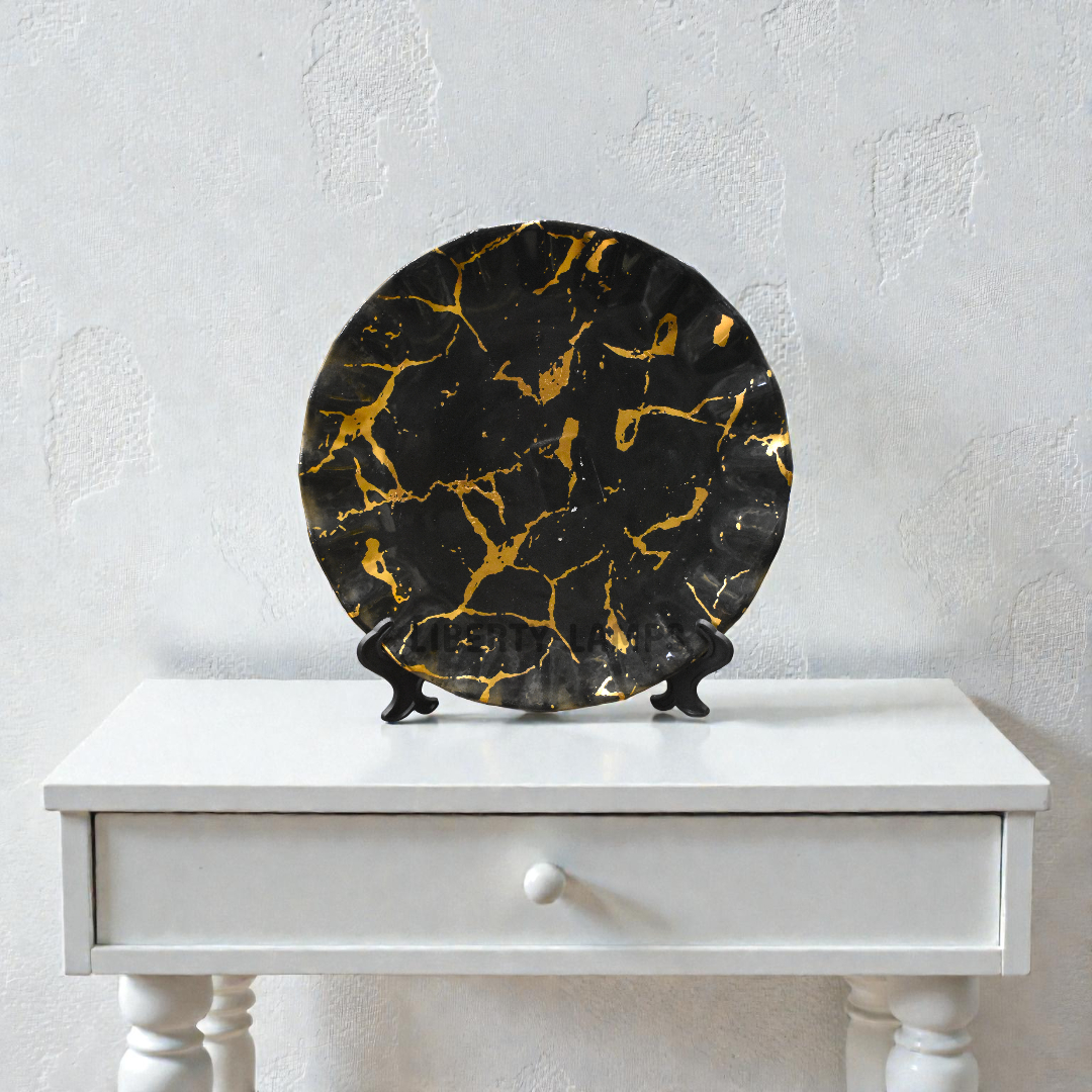 Textured Ceramic Accent Plate (Single)