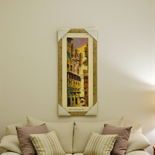 Vintage Heritage Old Oil Painting on Canvas (Single)