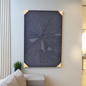 3D Fabric Artistic Oil Painting on Canvas (Single)