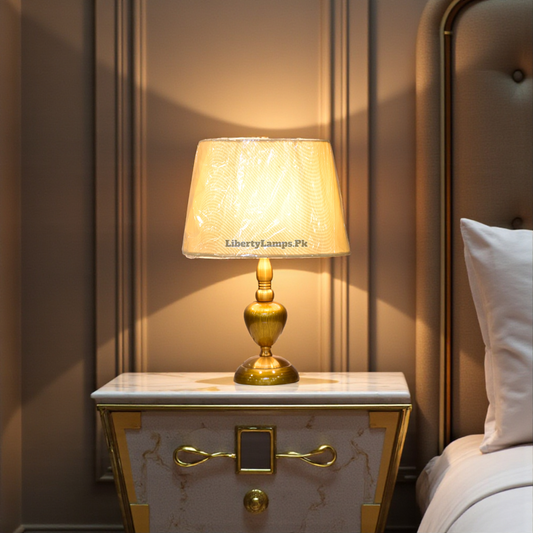 Rustic Aura Wooden Table Lamp (Pair)