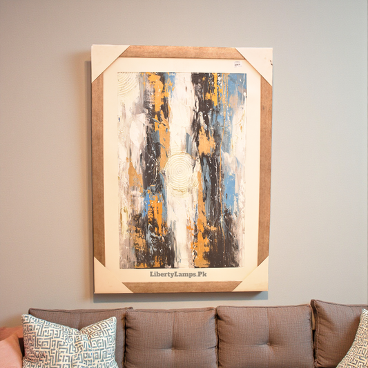 Crystal Glow Abstract – Oil Painting (Single)