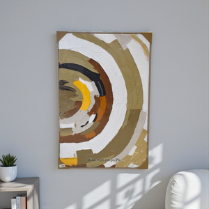 3d Abstract Oil Painting on Canvas (Single)