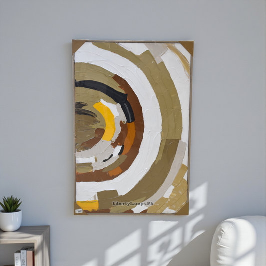 3d Abstract Oil Painting on Canvas (Single)