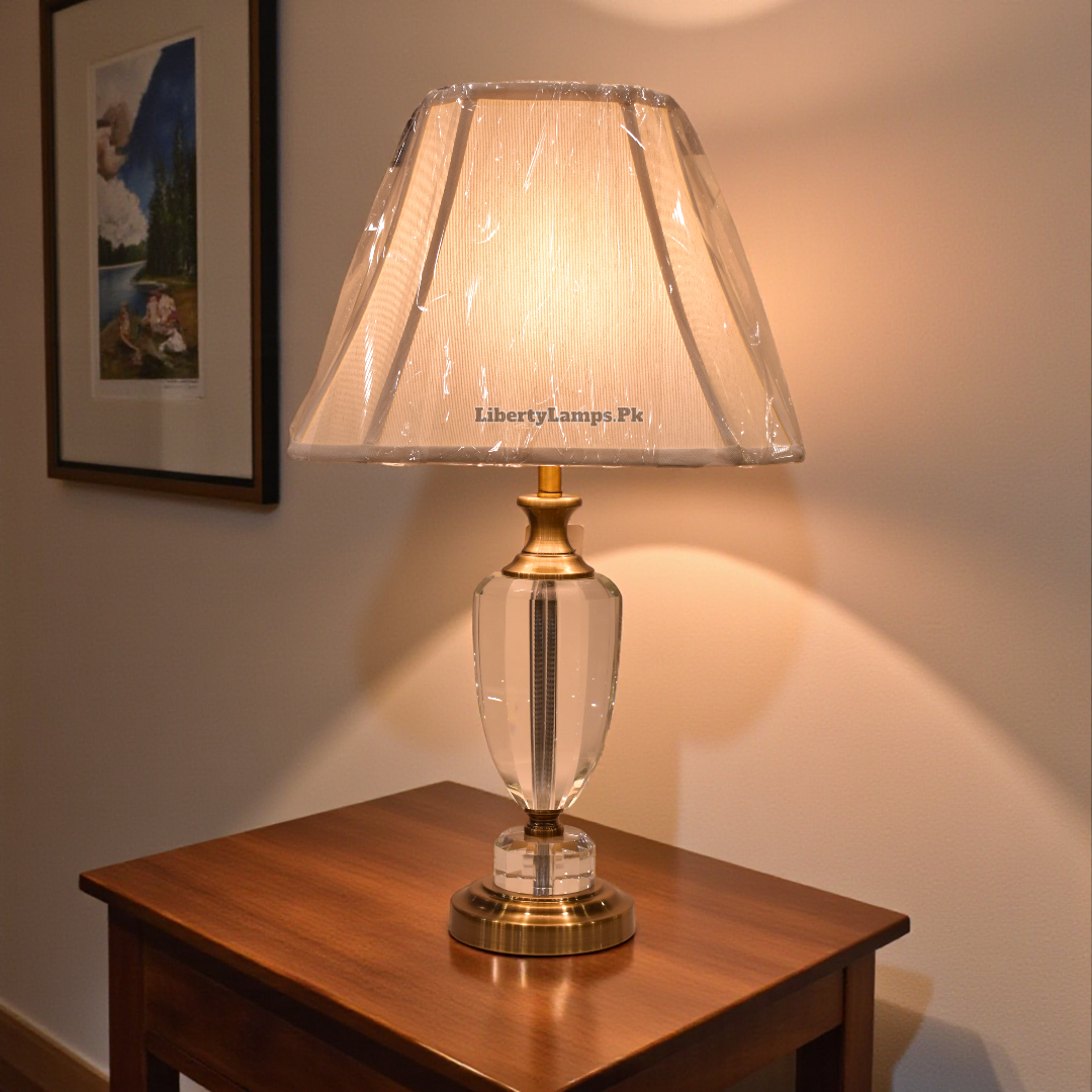 Radiant Charm – Crystal Table Lamp (Pair)