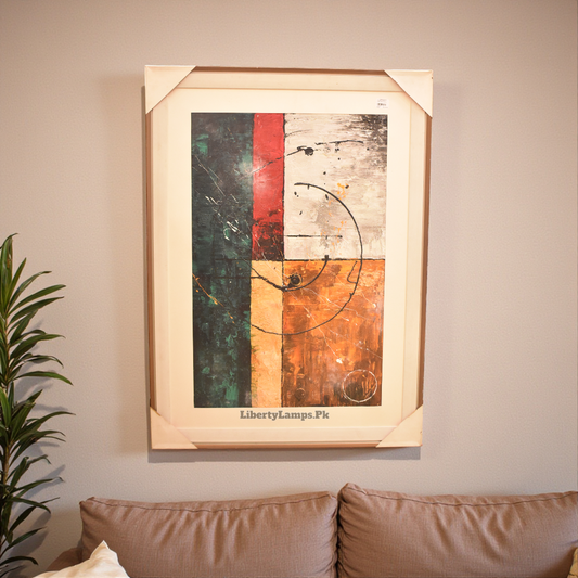 Midnight Spiral Abstract – Oil Painting (Single)