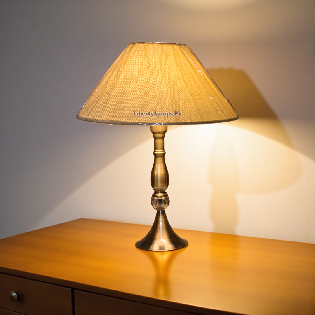 Sleek Metal Glow Table Lamp (Pair)