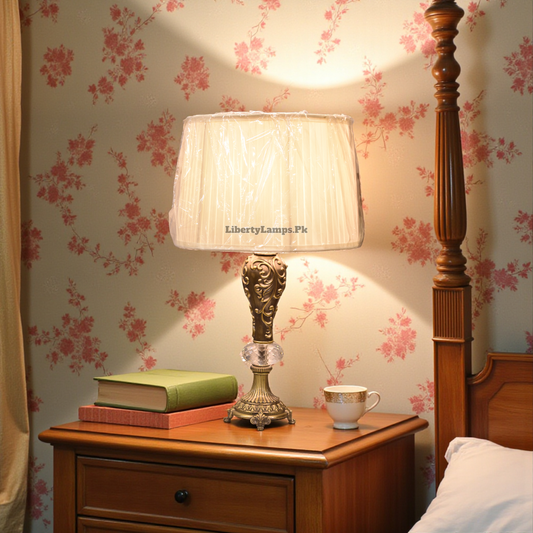 Royal Carved Glow Metal Lamp (Pair)