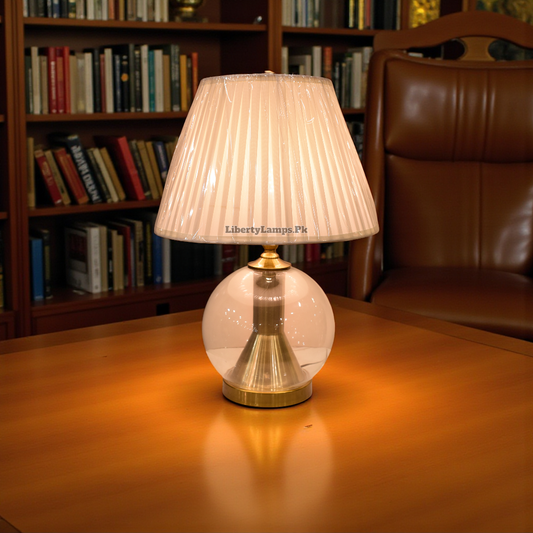 Luminous Aura – Glass Table Lamp (Pair)