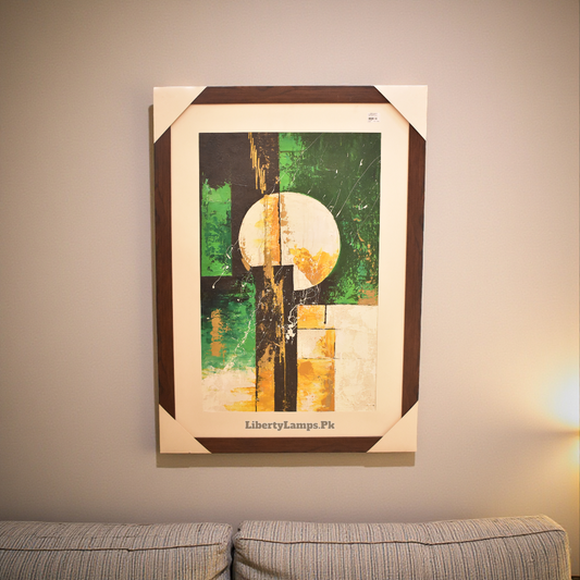 Mystic Geometry Abstract – Oil Painting (Single)