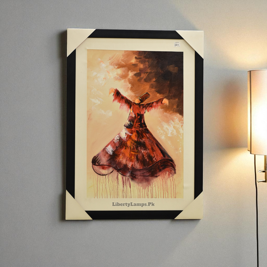 Whirling Grace Sufi Oil Painting (Single)