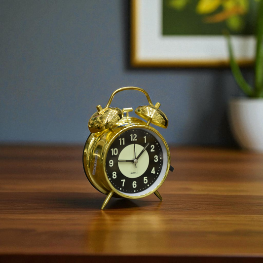 Classic Retro Alarm Table Clock (Single)