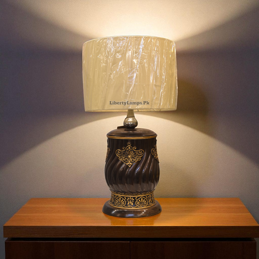 Rustic Charm Wooden Table Lamp (Pair) ✨🌿