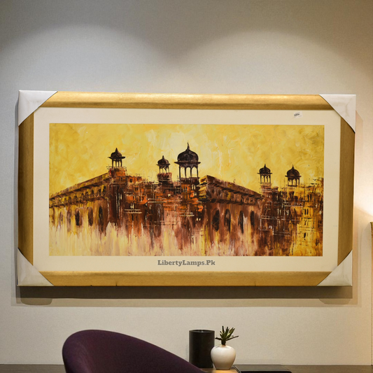 Echoes of the Old Mahal Oil Painting (Single)