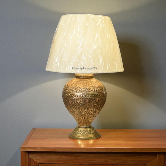 Golden Heritage Brass Table Lamp (Pair)