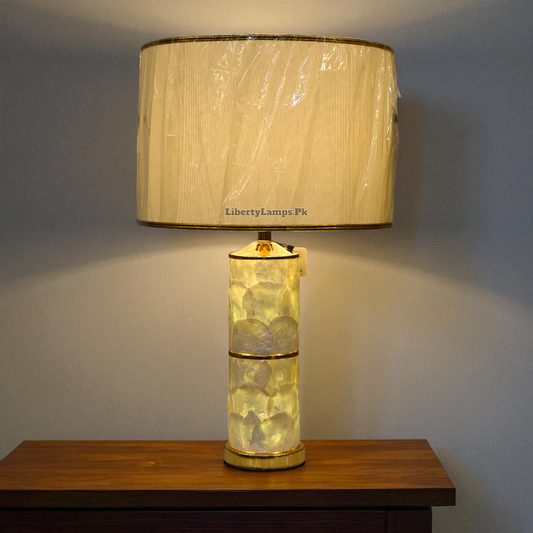 Radiant Mother of Pearl Double Light Table Lamp (Pair)