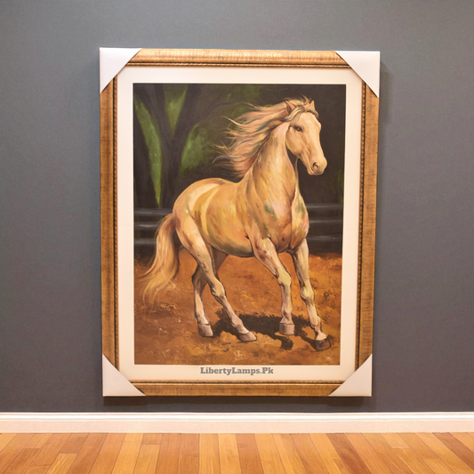 Majestic Horse Oil Painting on Canvas (Single) 🐎✨