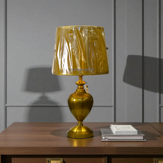 Rustic Wooden Table Lamp (Pair)