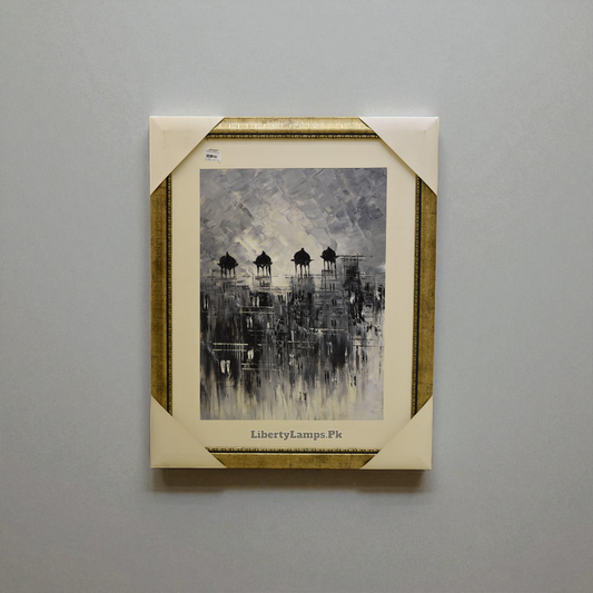Taj Mahal Elegance Oil Painting on Canvas (Single)