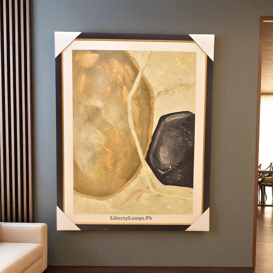 Ethereal Harmony Abstract Oil Painting on Canvas (Single) 🎨🌌